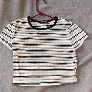 striped crop top from Shein